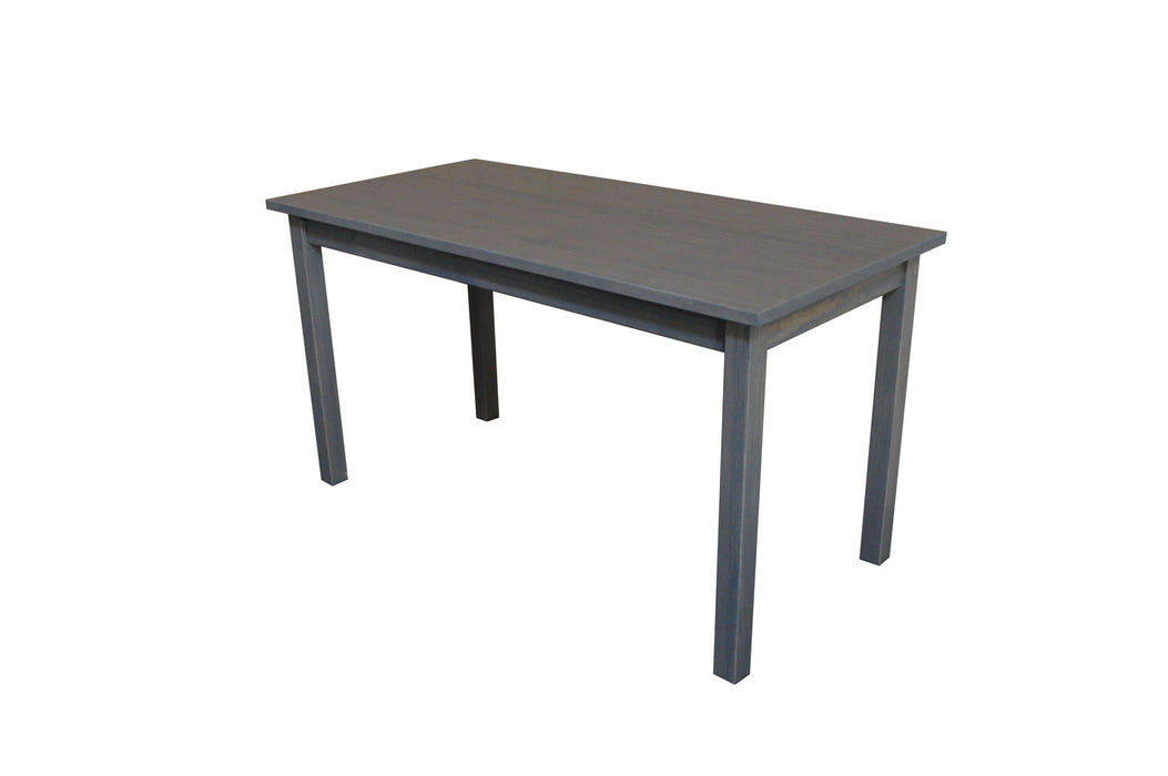 60" Solid Wood Dining Table - Gray