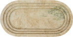 Marble tray by Meridian Furniture featuring a sleek, genuine marble surface with gold-toned edges, perfect for elegant table decor.