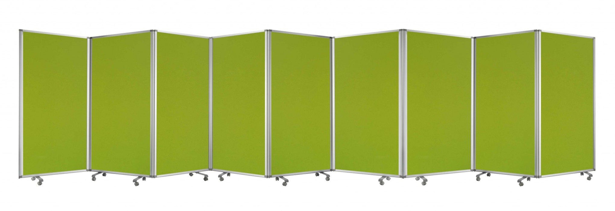 Metal 9 Panel Screen - Green