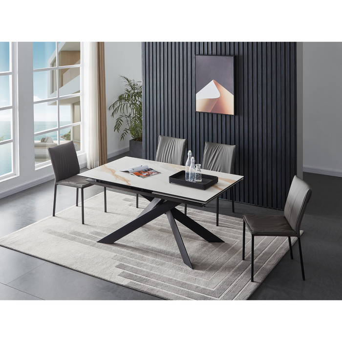 J & M Furniture MC Calcutta Extension Table
