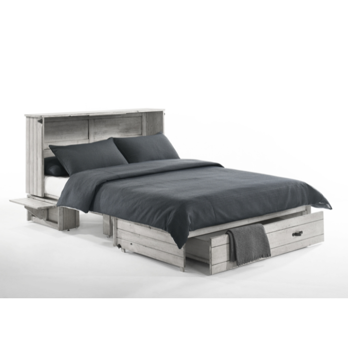 Night & Day Furniture Ranchero Murphy Cabinet Bed - Wildwood Vintage White