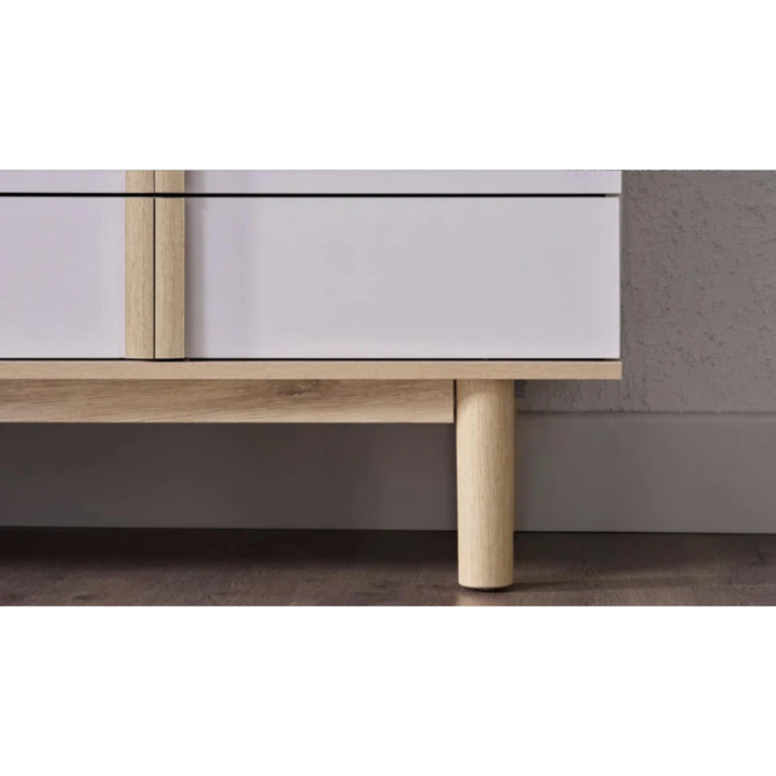 Bellona Boheems Console With Mirror - Palermo White