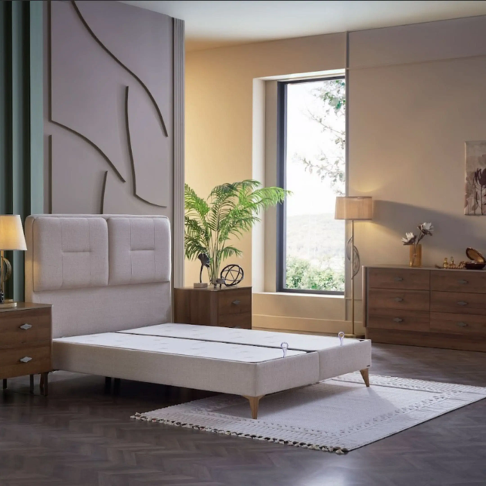 Bellona Mirante Luxe Cream Storage Bedroom Set – Queen & King Size