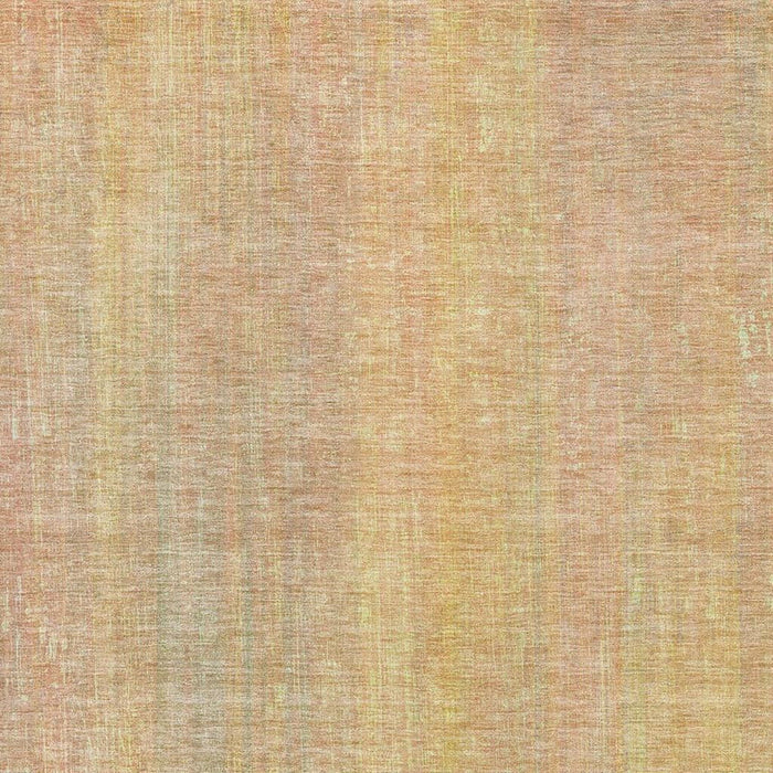 10' X 14' Striped Washable Area Rug With UV Protection (648730) - Blush / Gold