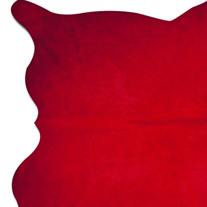 72" x 84" Cowhide Rug - Firecracker