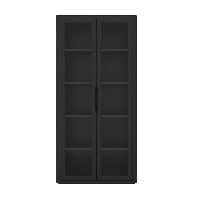 Manhattan Rivington - Bookcase Cabinet With Glass Doors