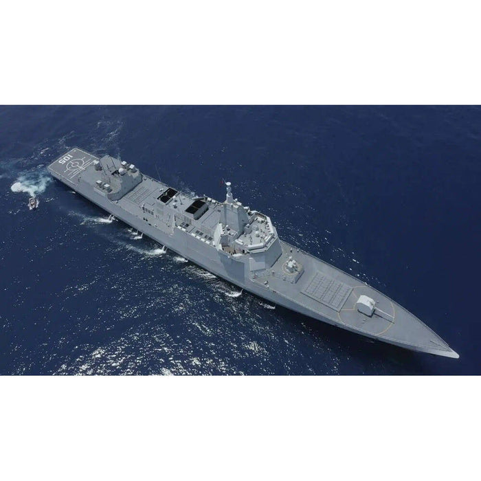 Hand Painted Model Boat (624273) - Blue