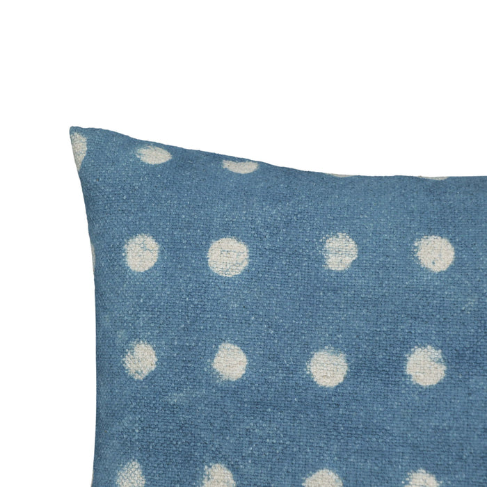 Indigo - 20" Square Accent Pillow Cover - Blue