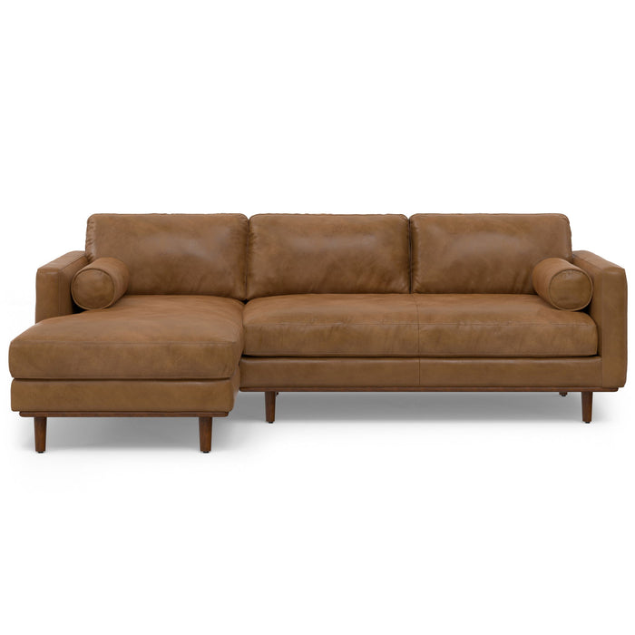 102" Leather Sofa - Brown