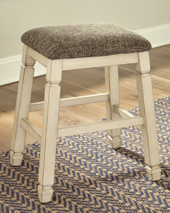 Bolanburg - Upholstered Stool (Set of 2) - Beige