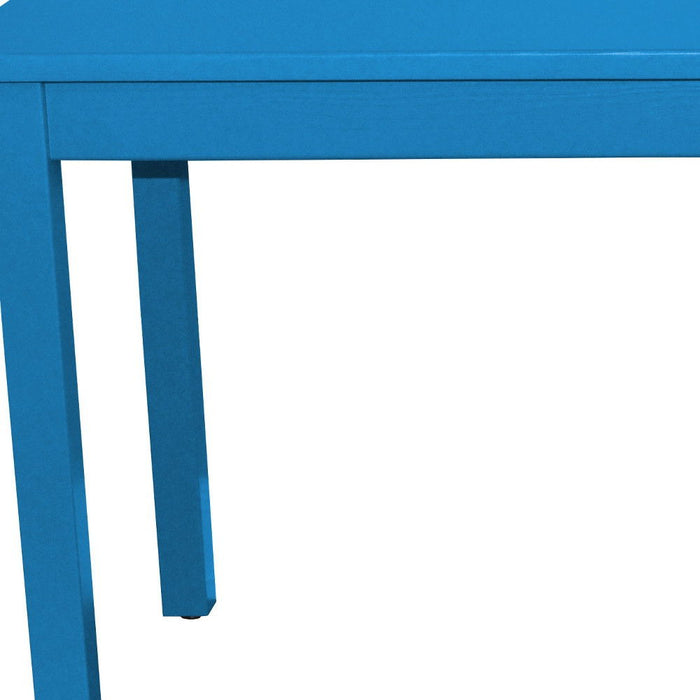 48" Solid Wood Dining Table - Caribbean Blue