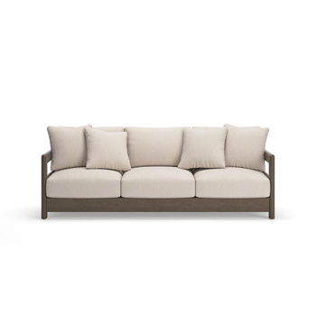 Millennium® by Ashley Arc Lake brown and beige sofa with cushion
