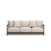 Millennium® by Ashley Arc Lake brown and beige sofa with cushion