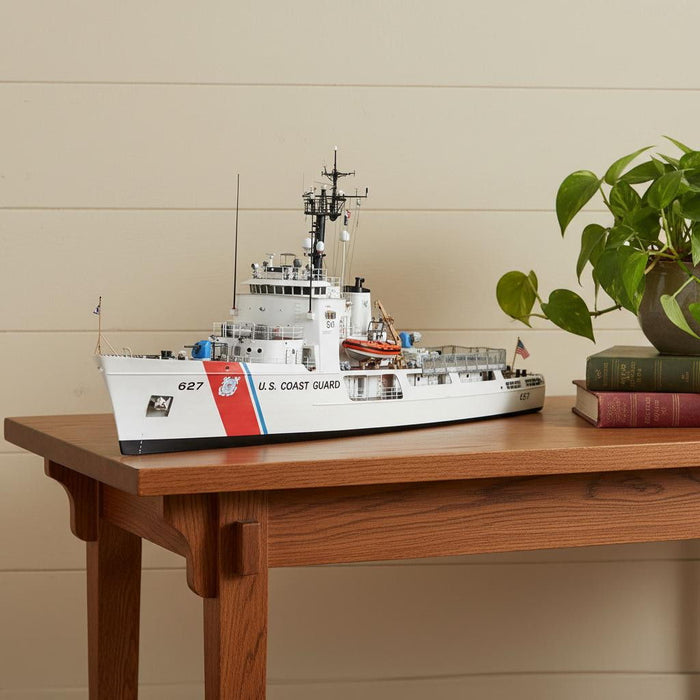 Hand Painted Model Boat (624409) - White
