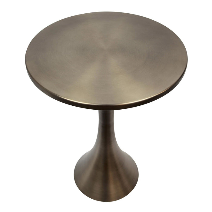Lenuxe - Metal Accent Table