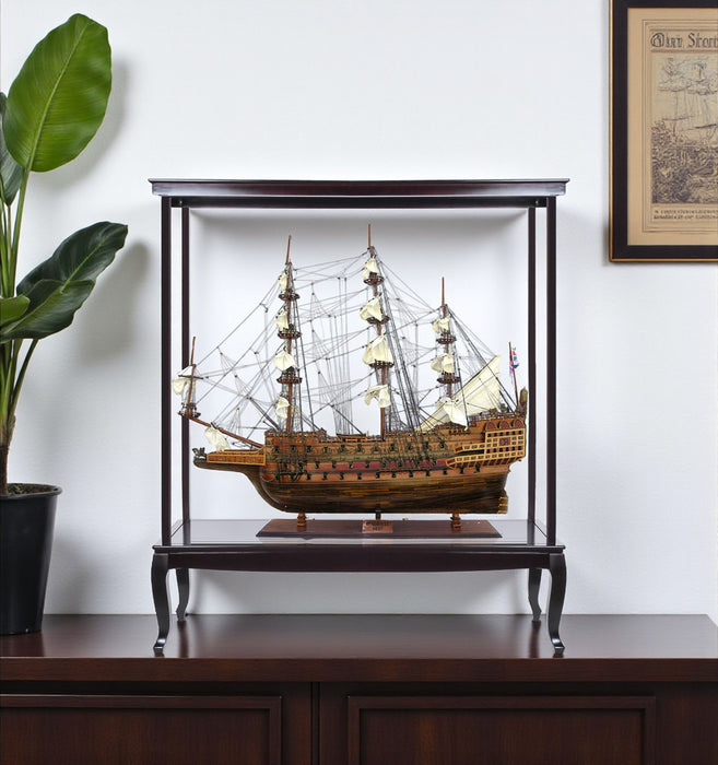 Hand Painted Boat (401926) - Brown