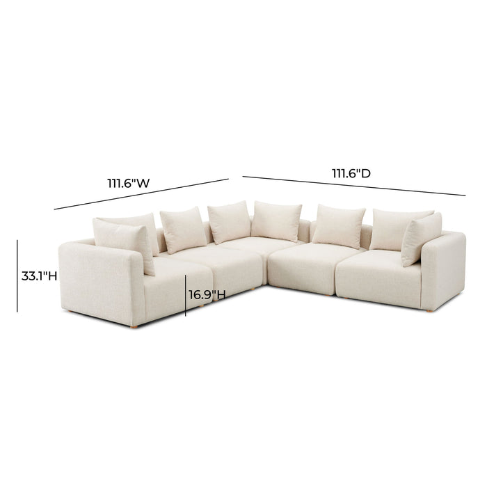 Hangover - 5-Piece Modular L-Sectional