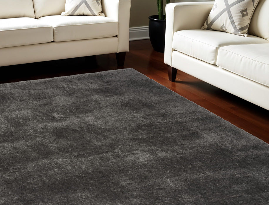 7' X 9' Shag Area Rug - Gray