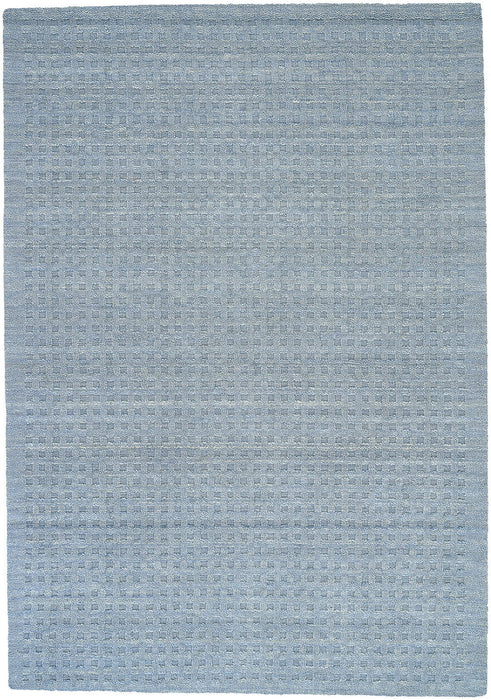 8' X 11' Wool Area Rug (553449) - Denim Blue