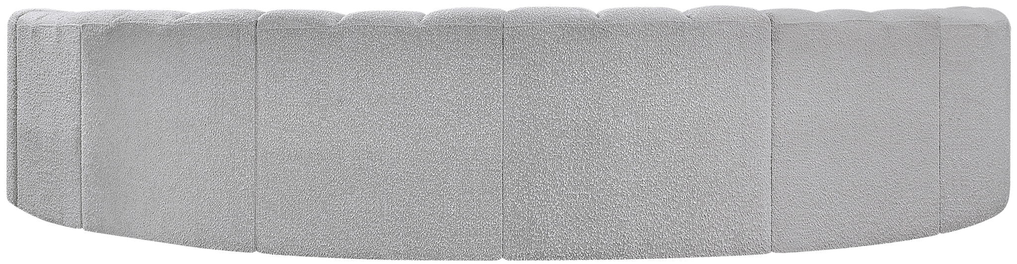 Arc - Boucle Fabric 8 Piece U-Shaped Modular Sofa