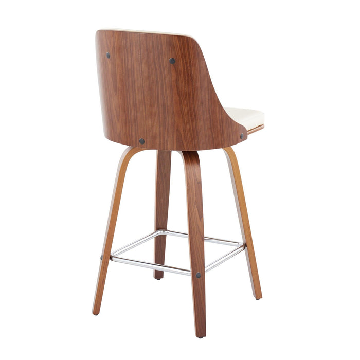 Gianna - 26" Fixed-Height Counter Stool (Set of 2) - Cream