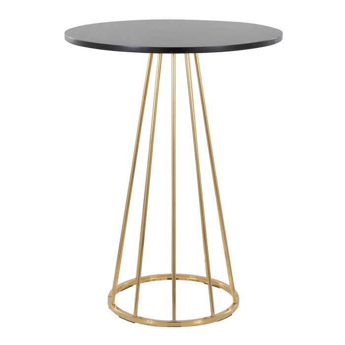 Canary - Counter Table - Gold Metal