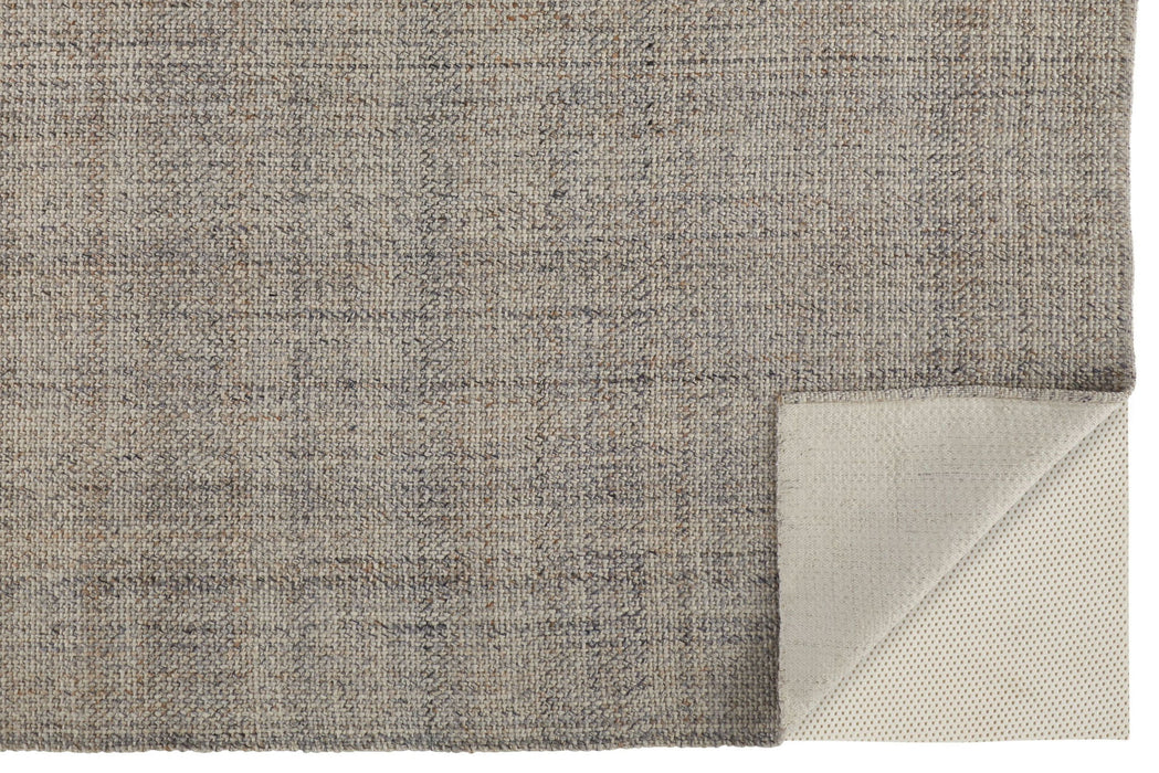 5' x 8' Hand Woven Area Rug - Ivory Tan And Gray