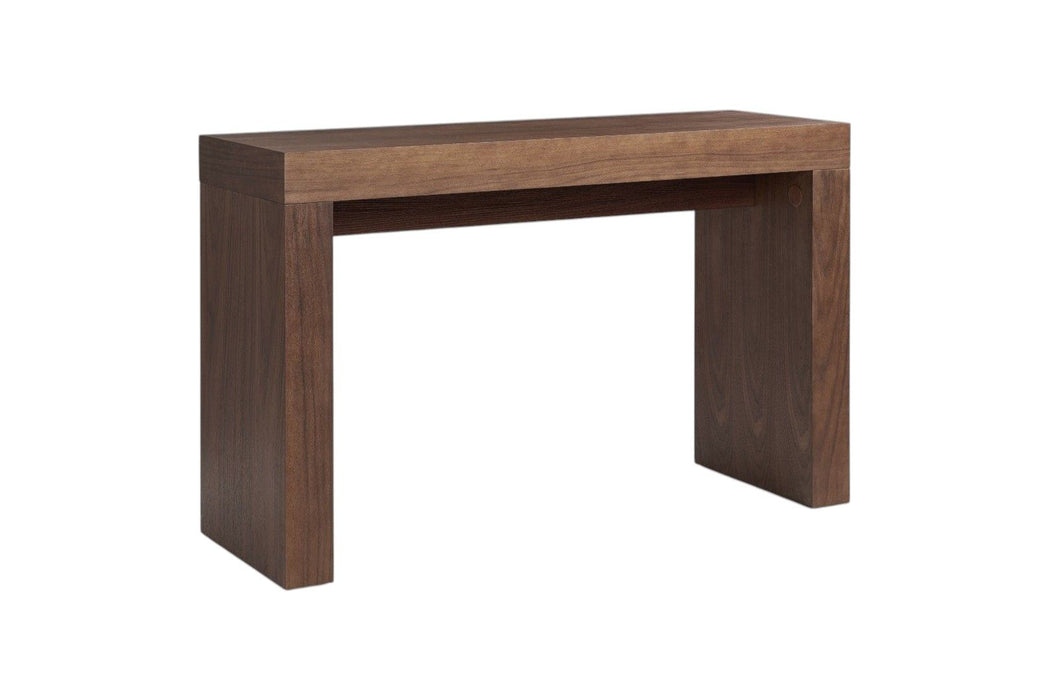 47" Wood Block Console Table - Brown