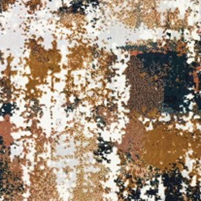 7' x 10' Abstract Sectors Indoor Area Rug - Ivory Gray