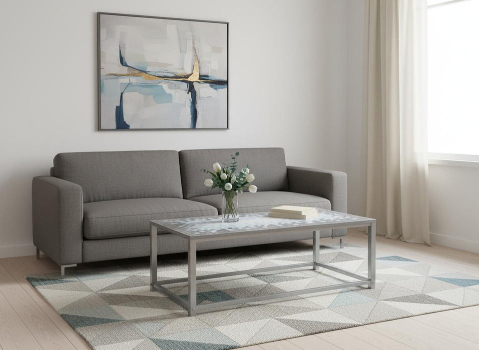 Metal Coffee Table - Gray