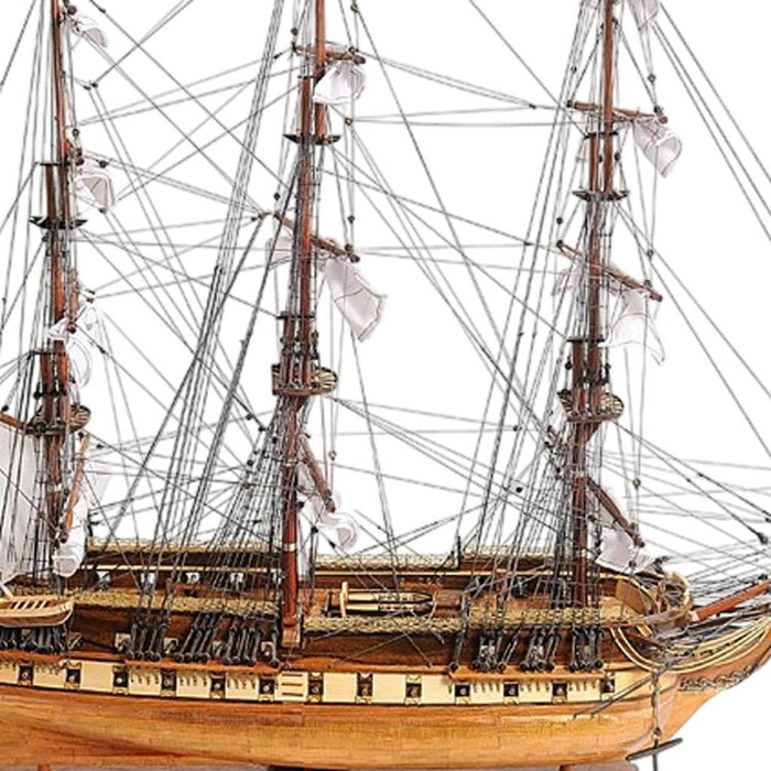 Hand Painted Boat (401916) - Brown