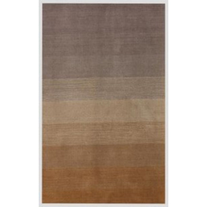 5' x 8' Ombre Hand Loomed Area Rug - Gold And Rust