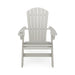 Giga Adirondack chair made of durable HDPE poly lumber, ideal for poolside, patio, and garden relaxation.