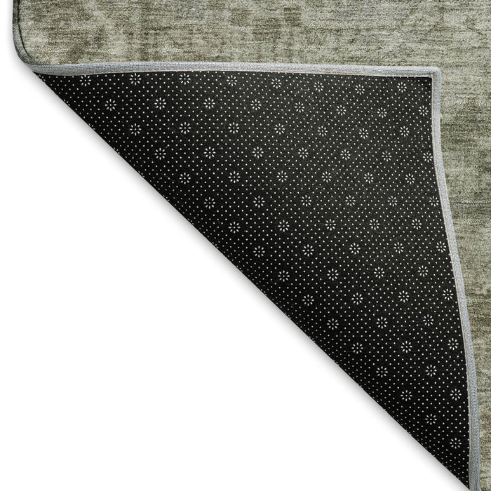 10' X 14' Oriental Washable Area Rug With UV Protection (691974) - Taupe / Beige