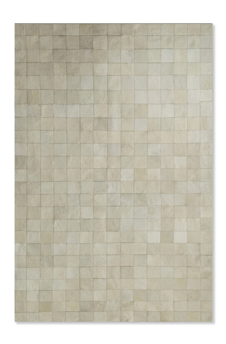 8' X 10' Cowhide Patchwork Area Rug (544481) - Off White