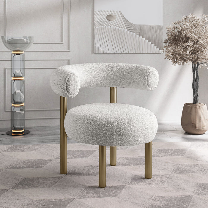 Bordeaux - Boucle Fabric Accent Chair