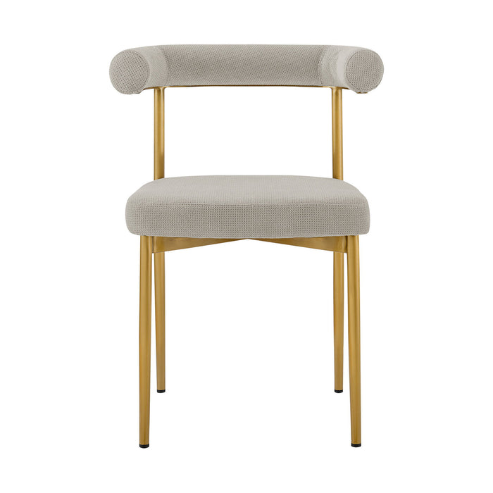 Open Back Dining Side Chairs (Set of 2) - Gray