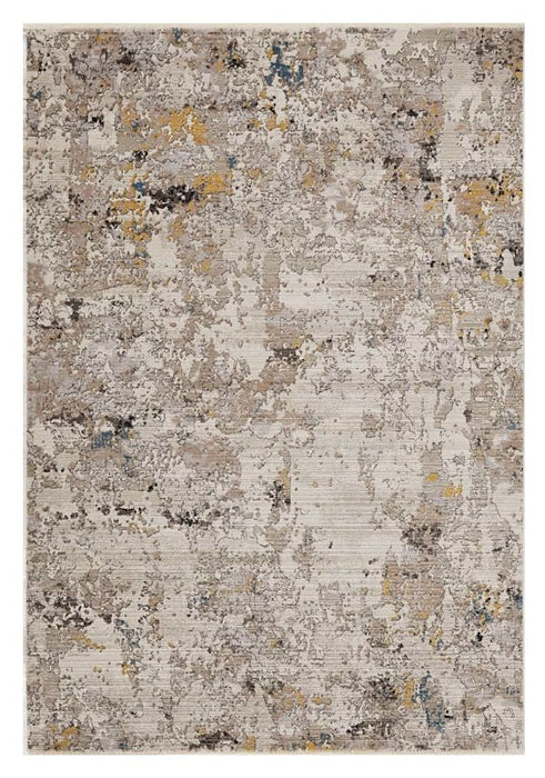 5' x 7' Hand Loomed Traditional Floral Indoor Area Rug - Gray