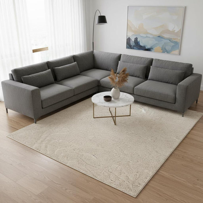 8' X 11' Abstract Area Rug (661294) - Cream / Beige