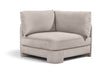 Meridian Furniture Hammond velvet performance fabric corner chair with upholstered stationary design, featuring plush cushioning and modern style.