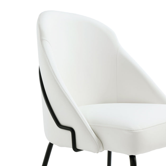 Manhattan Gracie - Dining Chair With Black Legs