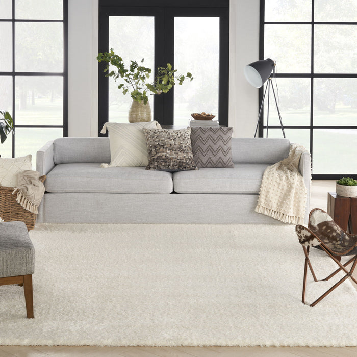 8' X 10' Shag Area Rug - Ivory