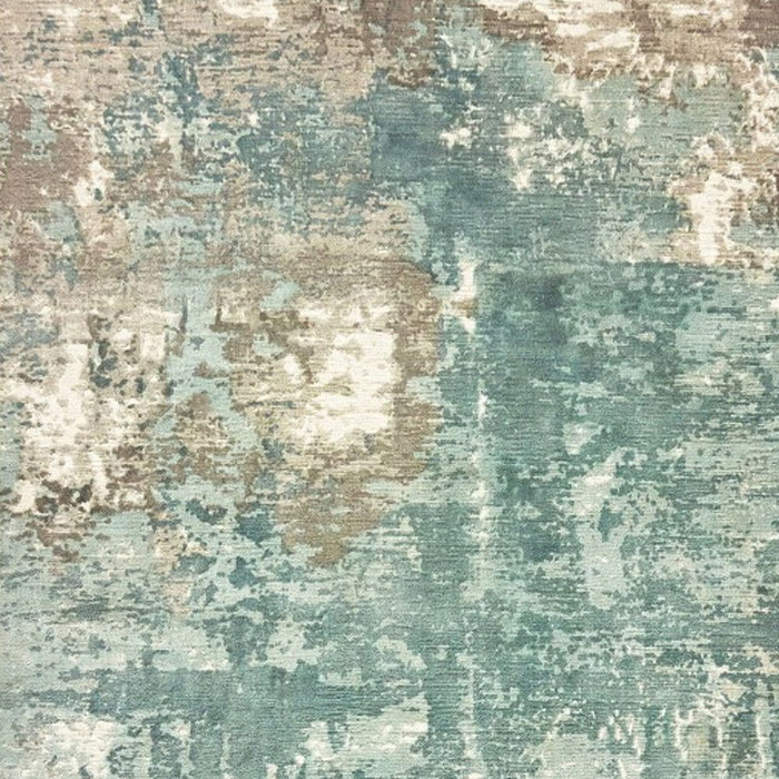 6' x 9' Abstract Pattern Indoor Area Rug - Blue And Gray