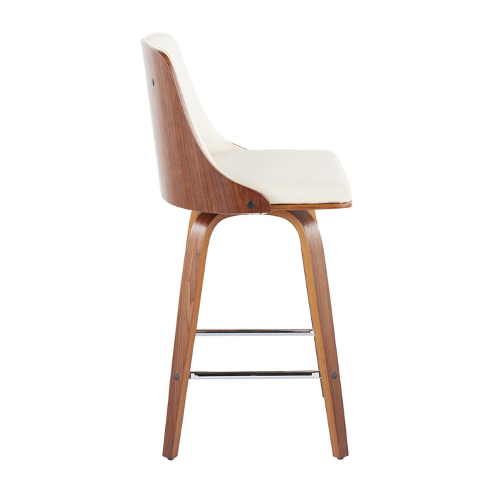 Gianna - 26" Fixed-Height Counter Stool (Set of 2) - Cream