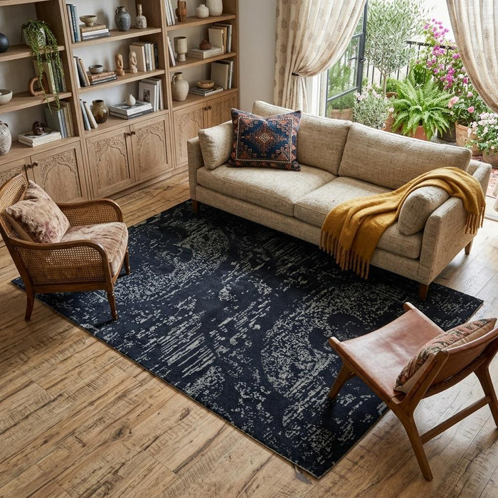 10' X 13' Area Rug (744381) - Gray / Black / Silver