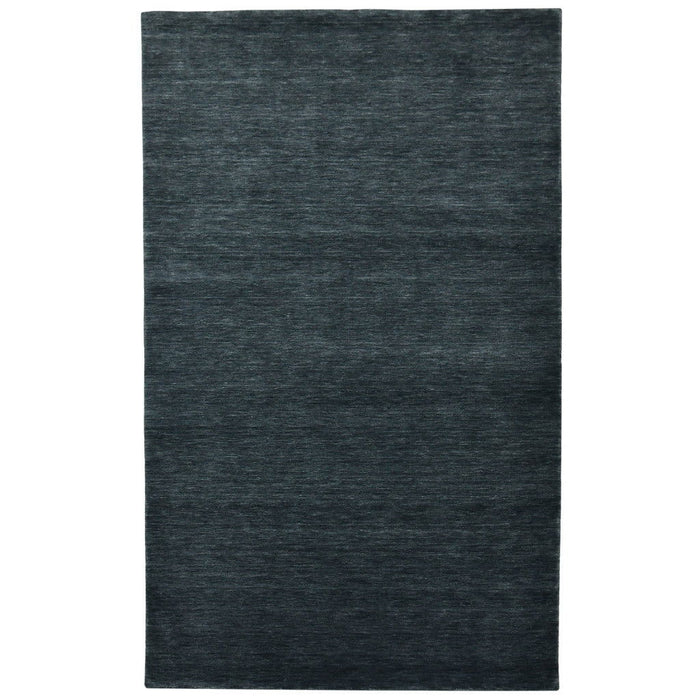 9' X 12' Wool Hand Woven Area Rug - Dark Gray
