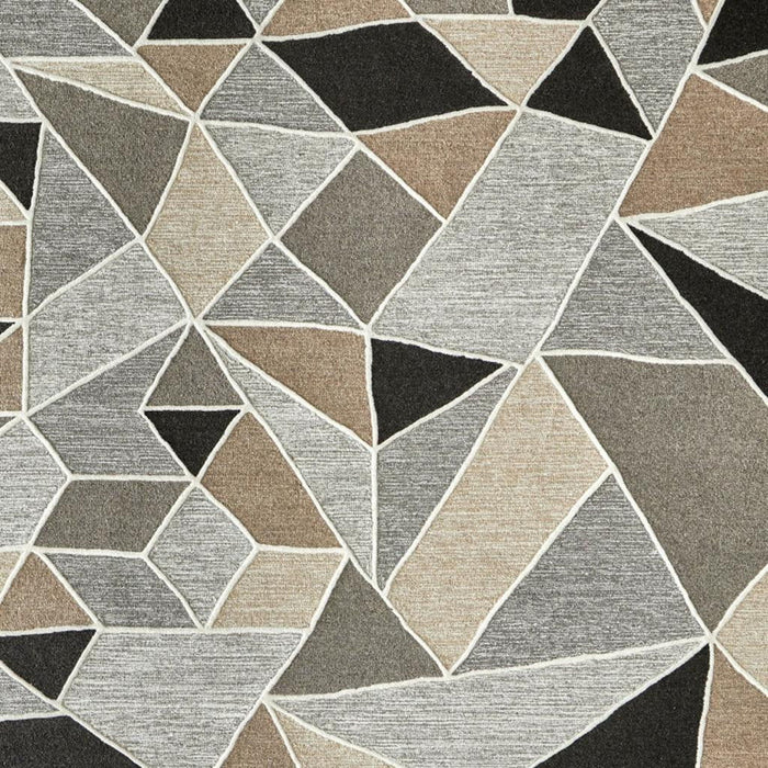 10' X 14' Wool Abstract Hand Tufted Area Rug (722230) - Blue / Ivory