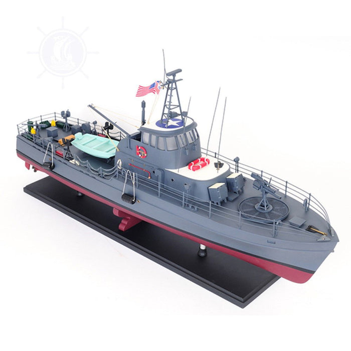 Hand Painted Model Boat (624247) - White