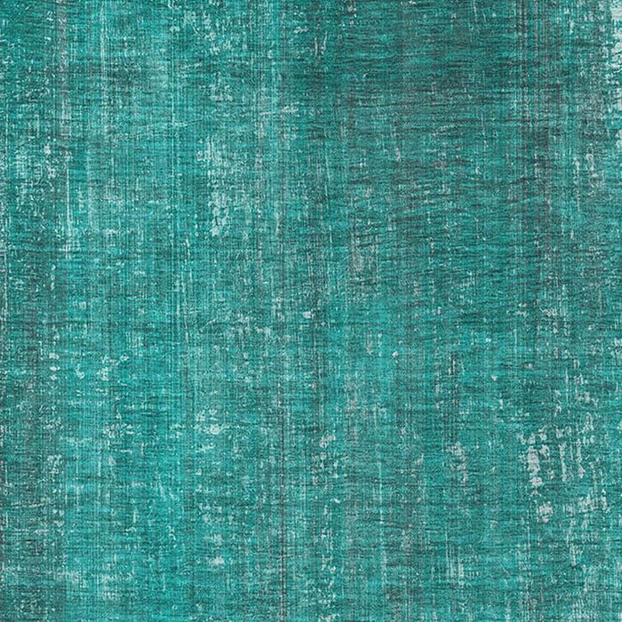 8' X 10' Striped Washable Area Rug With UV Protection (648770) - Teal / Ivory