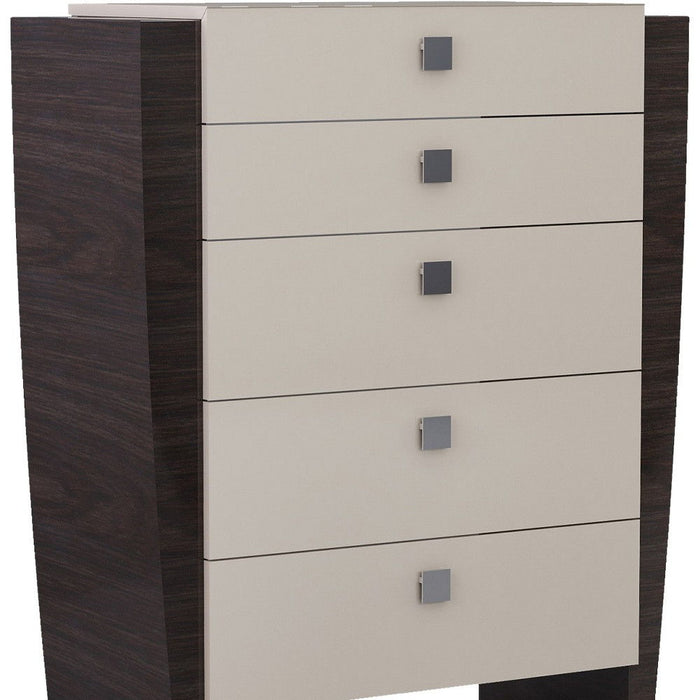 High Gloss Chest - Refined Beige